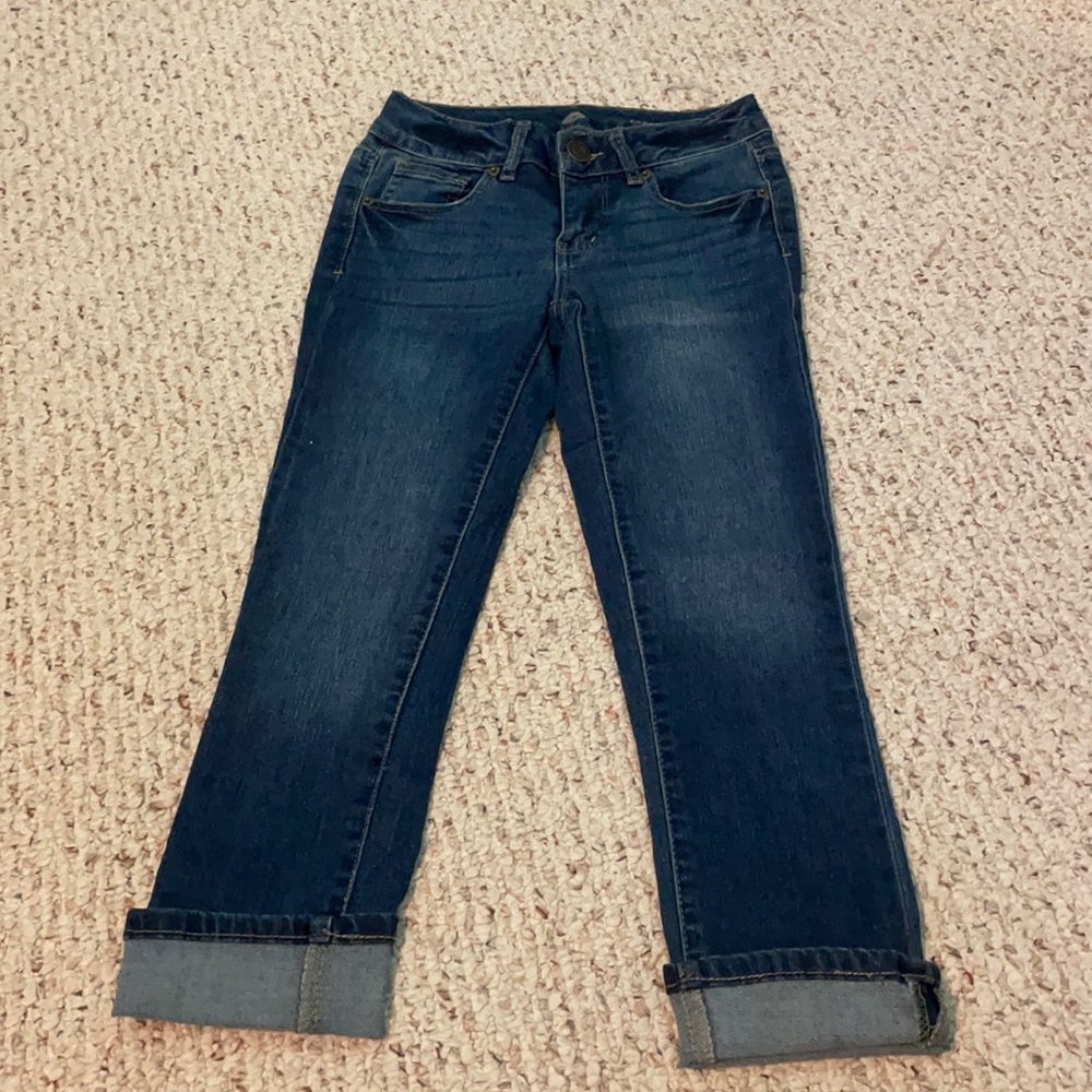 SO Dark-wash Capri Jegging